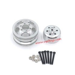 WPL C24 RC Car Upgrades Metal Tires Silver