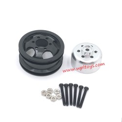 WPL C24 RC Car Upgrades Metal Tires Black