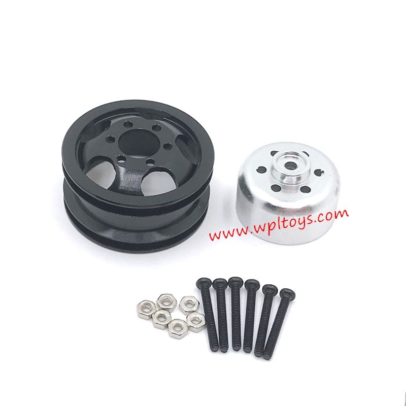 WPL C24 RC Car Upgrades Metal Tires Black