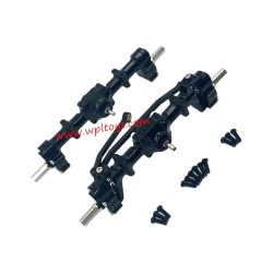 WPL C24 RC Car Upgrade Parts Front and Rear Axles black