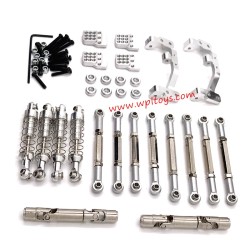 WPL C24 RC Car Upgrade Parts Metal Kits silver