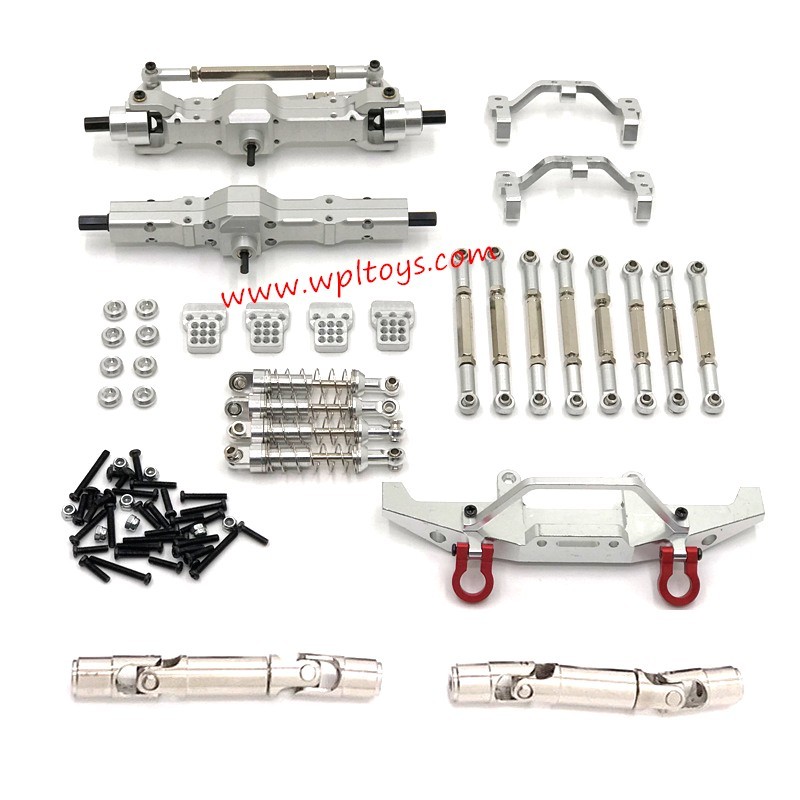 WPL C24 Upgrade Parts Metal Conversion Kits silver