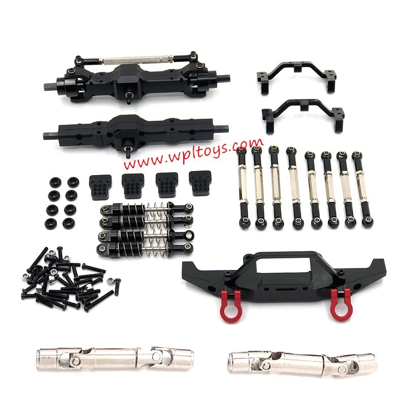 WPL C24 Upgrade Parts Metal Conversion Kits Black