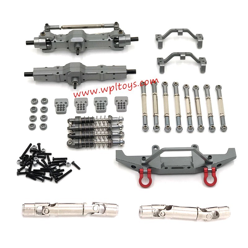WPL C24 Upgrade Parts Metal Conversion Kits gray