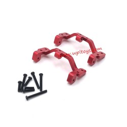 WPL C24 Upgrade Parts Metal Tie Rod Holder red