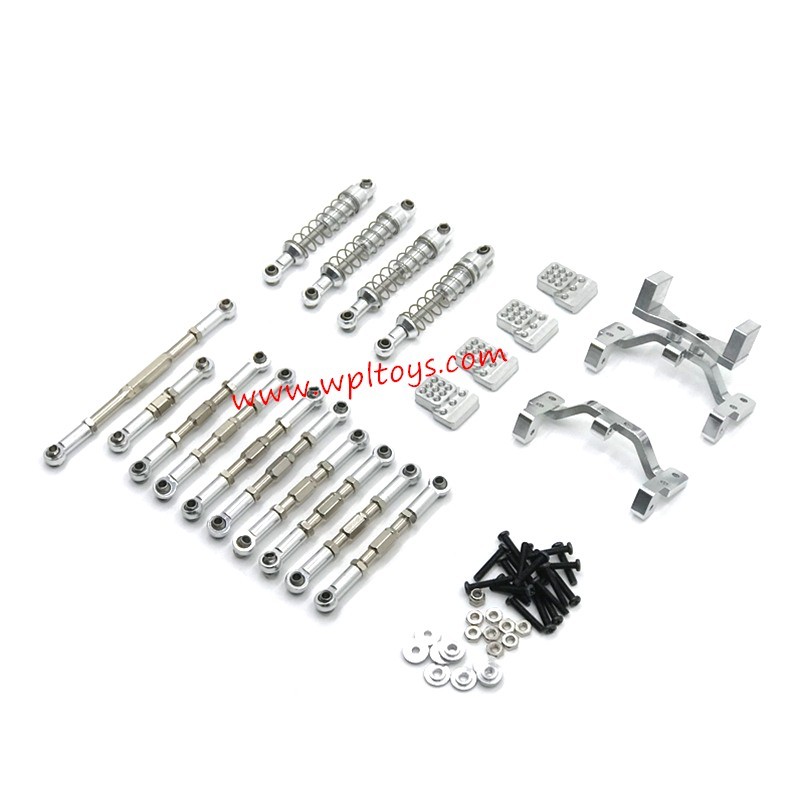 WPL C24 Upgrades Metal modifications silver