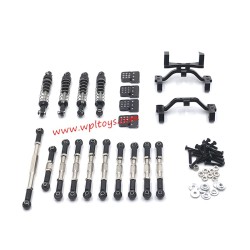 WPL C24 Upgrades Metal modifications black