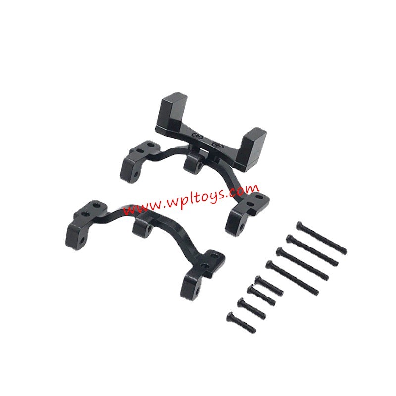 WPL C24 Upgrades Bridge Servo Tie Rod Holders black