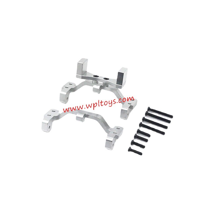 WPL C24 Upgrades Bridge Servo Tie Rod Holders silver