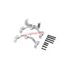 WPL C24 Upgrades Bridge Servo Tie Rod Holders silver