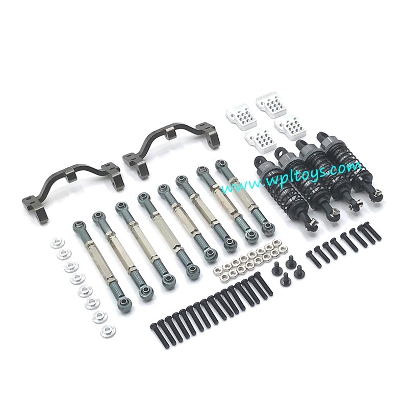 WPL C24 Upgrades Metallic Conversion Components gray