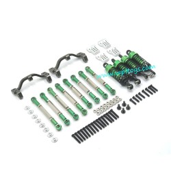 WPL C24 Upgrades Metallic Conversion Components green