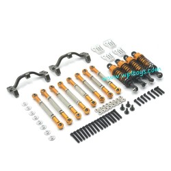WPL C24 Upgrades Metallic Conversion Components yellow