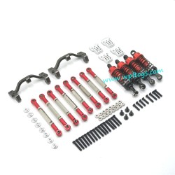 WPL C24 Upgrades Metallic Conversion Components red
